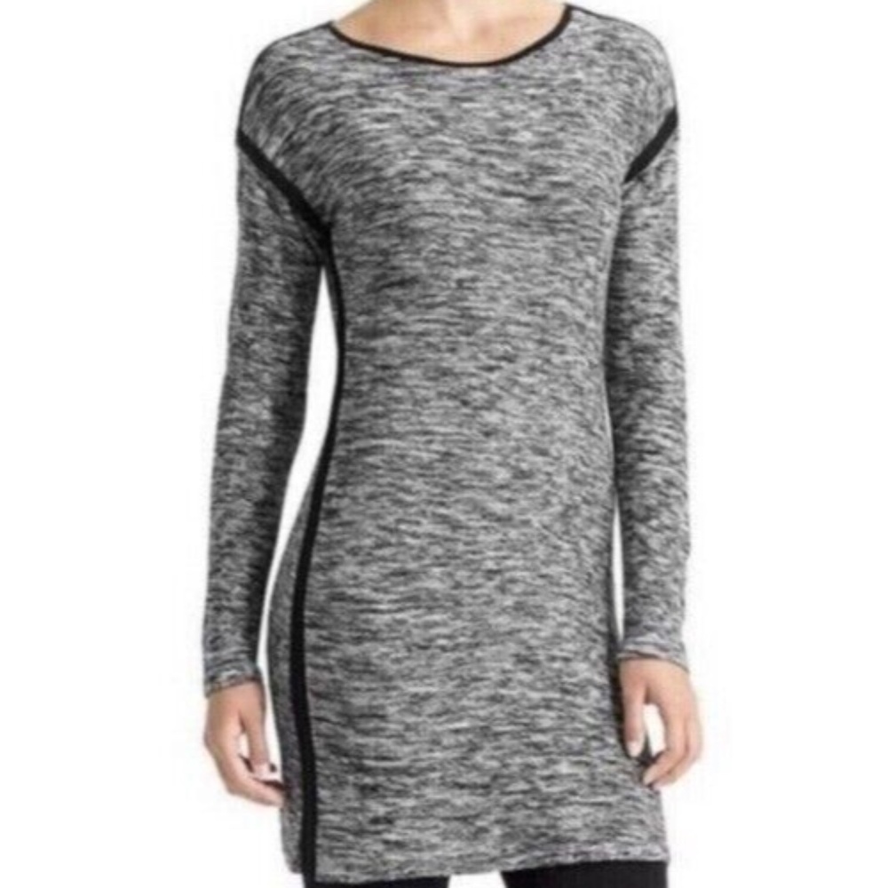 Athleta Grey Retreat Bohemian Sweater Dress Long Sleeve - Medium